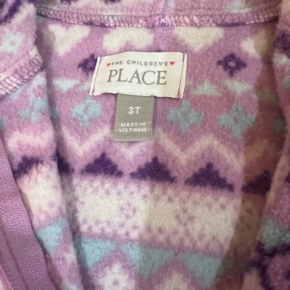 ADORABLE PURPLE AZTEC FLEECE HOODIE & LEGGINGS ๐๐๐ - Picture 3 of 8